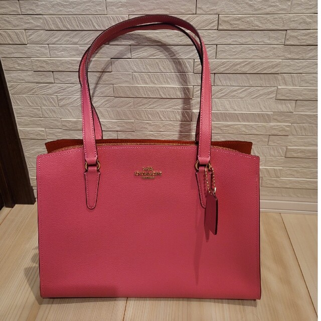 新品、未使用☆コーチ COACH  レディース バッグ ハンドバッグ 2WAYPINKMANGO