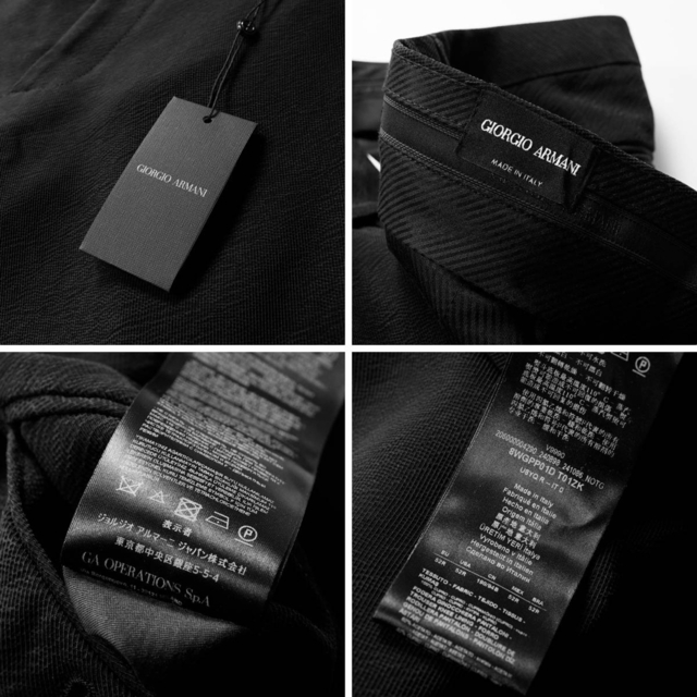 Giorgio Armani - 新GIORGIO ARMANI肉厚キュプラ100%ジョルジオ