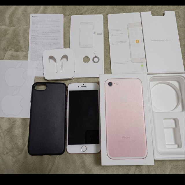 特選品iPhone - 超美品 iPhone 7 Rose Gold 128 GB SIMフリーの通販 by
