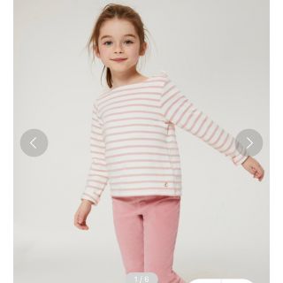 プチバトー(PETIT BATEAU)のプチバトー　ラメ　マリニエール　長袖プルオーバー  3ans(Tシャツ/カットソー)