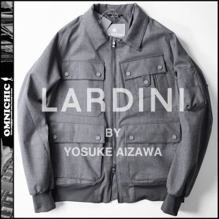 ラルディーニ(LARDINI)のミックス様新品11万LARDINIラルディーニブルゾンジャケットXXL/MA-1(ミリタリージャケット)