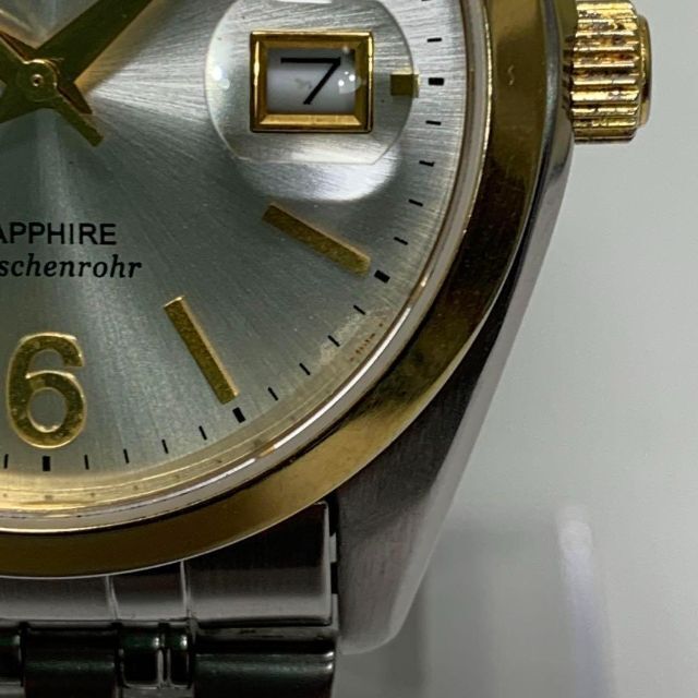 TECHNOS(テクノス)のまめたん様 492 TECHNOS テクノス メンズ 腕時計 電池交換済 日付テ メンズの時計(腕時計(アナログ))の商品写真