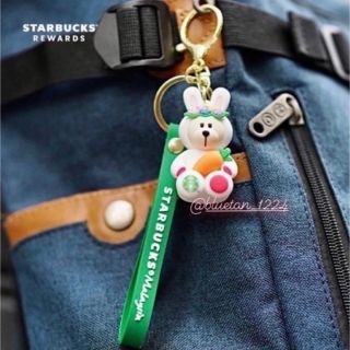 スターバックスコーヒー(Starbucks Coffee)の海外限定　スターバックス　キーホルダー　ニューイヤー   ベアリスタ　うさぎ　(キーホルダー)