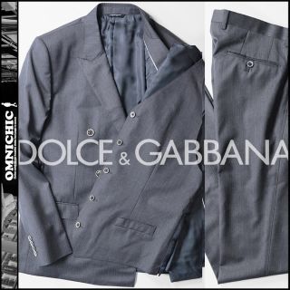 ドルチェアンドガッバーナ(DOLCE&GABBANA)の新品39万DOLCE&GABBANAドルチェ＆ガッバーナウール3ピーススーツ52(セットアップ)