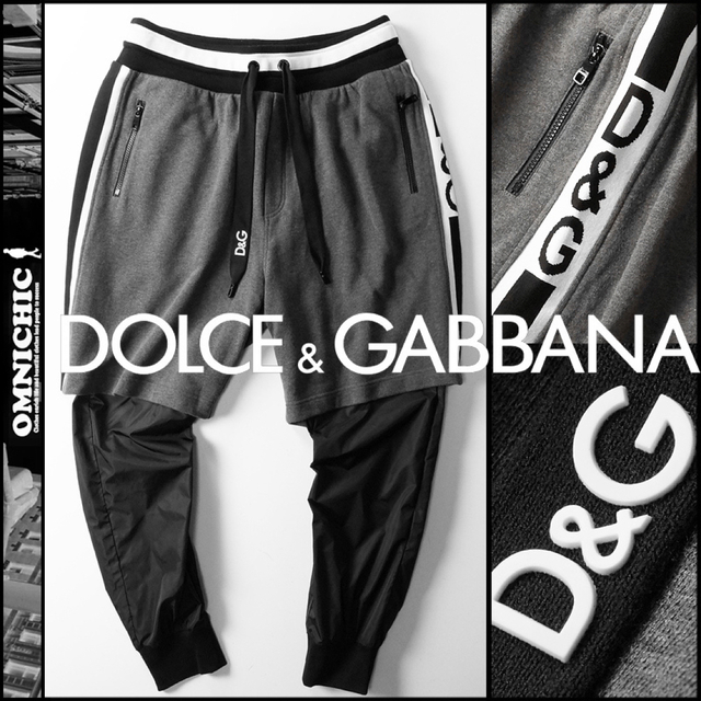 新品13.6万DOLCE&GABBANA/2WAYジョガーパンツ50ドルチェ - その他