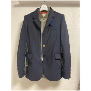 サカイ(sacai)の21ss sacai suiting MA-1 ドッキング　ジャケット(テーラードジャケット)