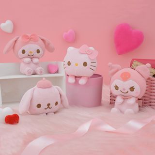 ポムポムプリン(ポムポムプリン)のサンリオキャラクターズ ハピネスピンクマスコット ポムポムプリン(キャラクターグッズ)