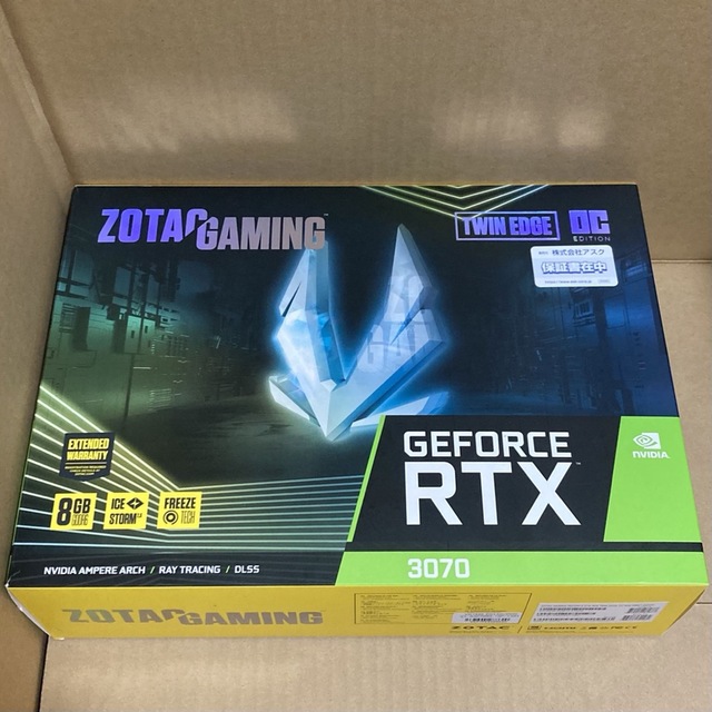 非LHR ZOTAC GeForce RTX 3070 Twin Edge