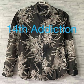 フォーティーンスアディクション(14th Addiction)の【新品】14th addiction 総柄シャツ タグなし(シャツ)