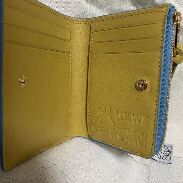 LOEWE ジブリコラボ ハウルの動く城 ヒン 財布 ロエベ スリムウォレット