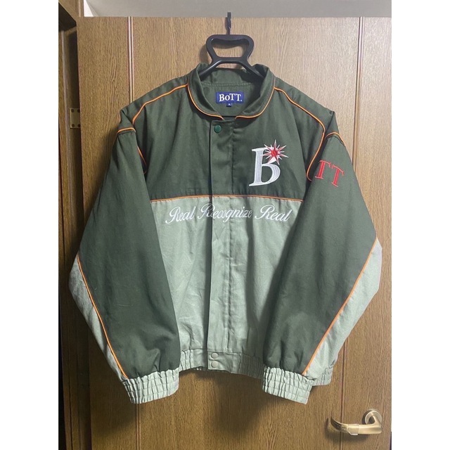 BoTT COTTON RACING JACKET Green 那須川天心 | lo3btna.com