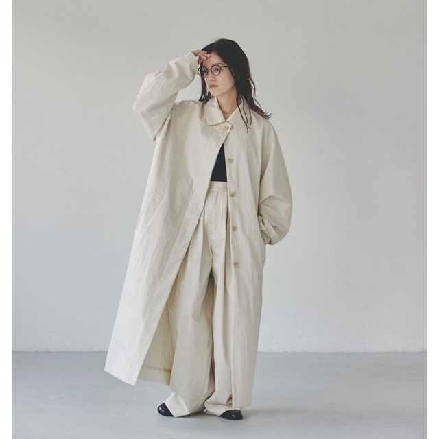 TODAYFUL - 【美品】TODAYFUL ステンカラーオーバーコート 36 エクリュ