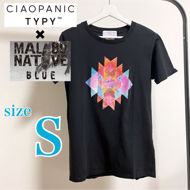 CIAOPANIC TYPY(チャオパニックティピー)のチャオパニックティピー ネイティヴ柄　プリントTシャツ メンズのトップス(Tシャツ/カットソー(半袖/袖なし))の商品写真