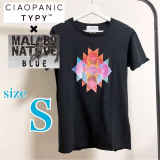 チャオパニックティピー(CIAOPANIC TYPY)のチャオパニックティピー ネイティヴ柄　プリントTシャツ(Tシャツ/カットソー(半袖/袖なし))