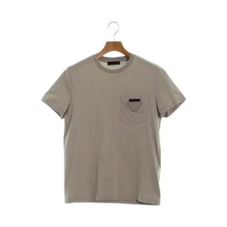 プラダ(PRADA)のPRADA プラダ Tシャツ・カットソー XS ベージュ 【古着】【中古】(Tシャツ/カットソー(半袖/袖なし))