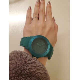 アイスウォッチ(ice watch)の美品　ICE　 腕時計 メンズ腕時計 レディース　グリーン　リーフ(腕時計(アナログ))
