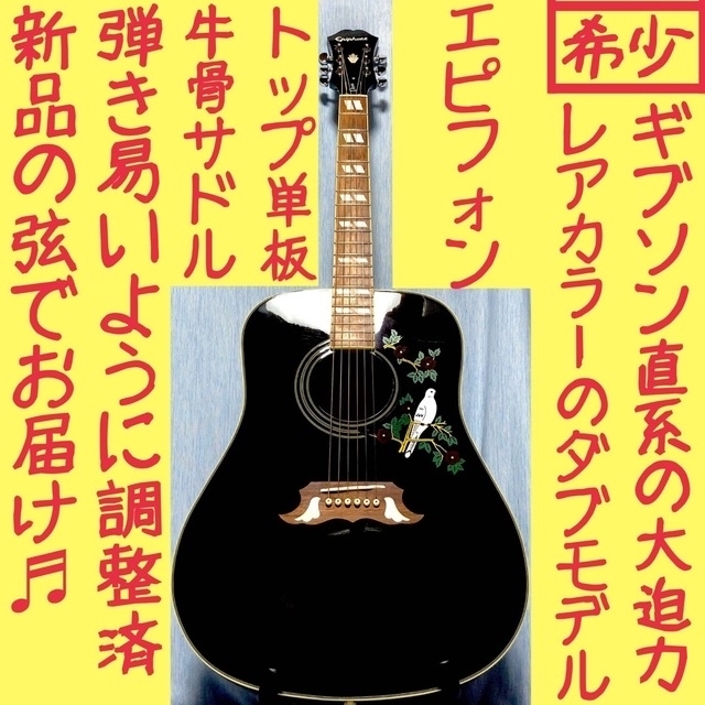 ⭕レア Epiphone 激渋 希少品 エレアコ アコースティックギター アコギ