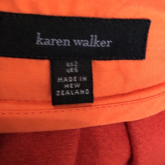 KAREN WALKER(カレンウォーカー)のkaren walker ウールミニスカート レディースのスカート(ミニスカート)の商品写真