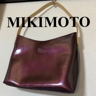 ミキモト(MIKIMOTO)の【MIKIMOTO / ミキモト】 エナメル ハンドバッグ(ハンドバッグ)