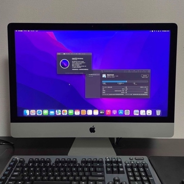 にもってこ】 Mac (Apple) - iMac 2015 27インチ Core i7の でございま