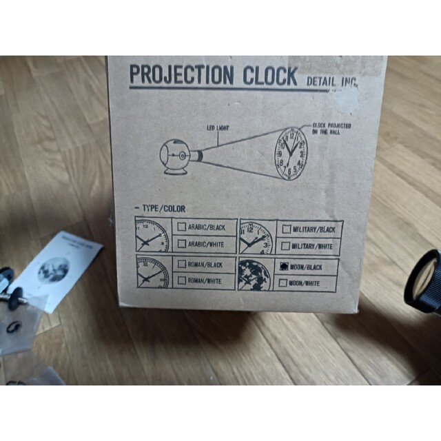 ACTUS(アクタス)のPROJECTION CLOCK インテリア/住まい/日用品のインテリア/住まい/日用品 その他(その他)の商品写真