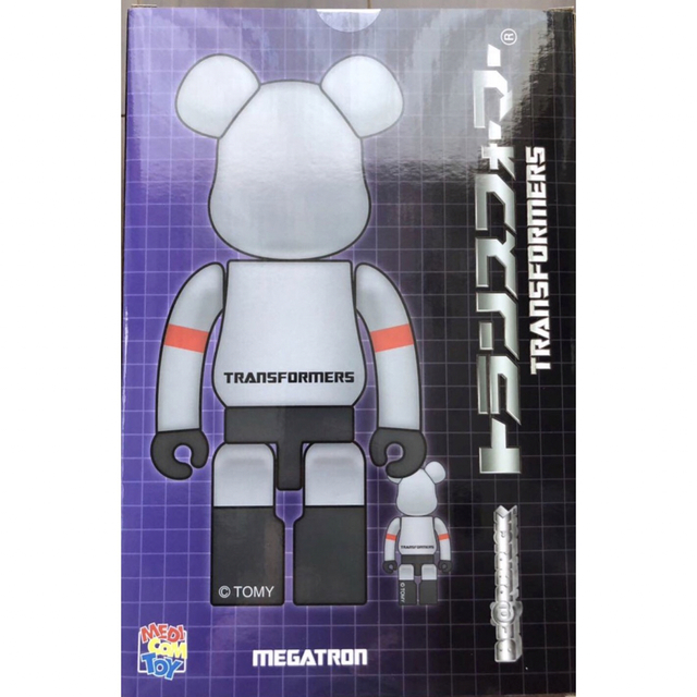 2セット BE@RBRICK MEGATRON 100％ & 400％フィギュア