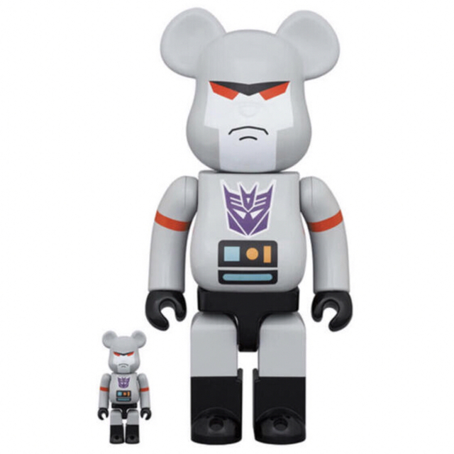 MEDICOM TOY(メディコムトイ)のBE@RBRICK トランスフォーマーMEGATRON 100% & 400%  エンタメ/ホビーのフィギュア(その他)の商品写真