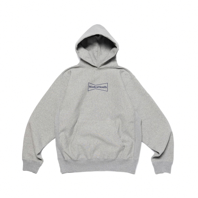 wasted youth フーディ hoodie グレー　M