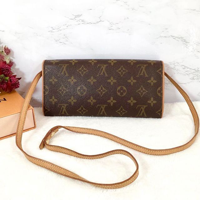 Siena極美品 LOUIS VUITTON モノグラム ポシェットツインGM