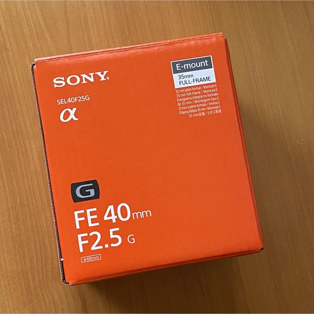 SONY FE40mm F2.5G SEL40F25G 注目ショップ