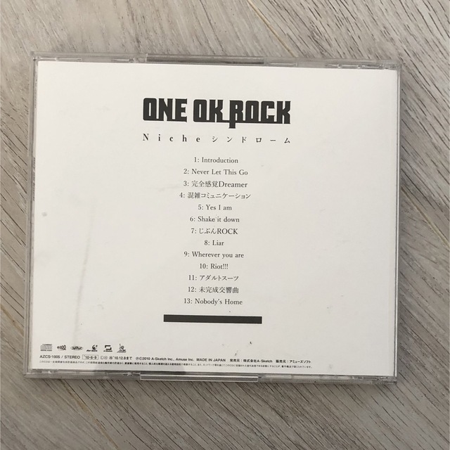 ONE OK ROCK(ワンオクロック)の【専用】ワンオクロック　Nicheシンドローム　CD エンタメ/ホビーのCD(ポップス/ロック(邦楽))の商品写真