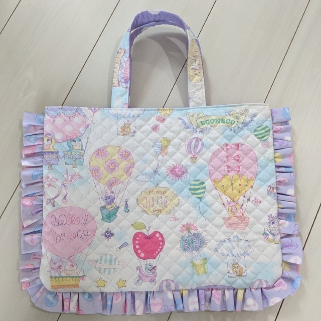 レッスンバッグ 絵本バッグ 手提げかばん キルティング | jctechnology
