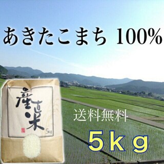 【大好評★在庫わずか】愛媛県産あきたこまち100%　５Kg 農家直送(米/穀物)