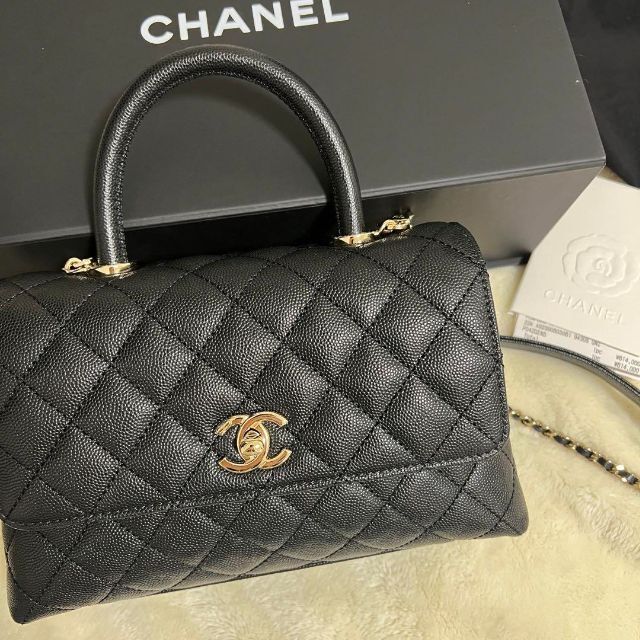 ☆決算特価商品☆ - CHANEL シャネル ココハンドル24 キャビアスキン ...