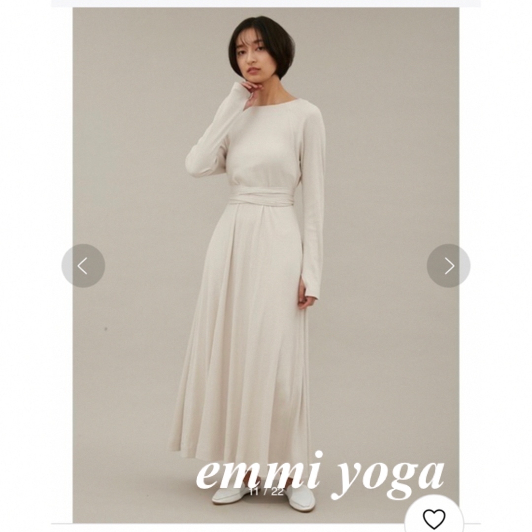 emmi(エミ)のemmi yoga ワンピース レディースのワンピース(ロングワンピース/マキシワンピース)の商品写真