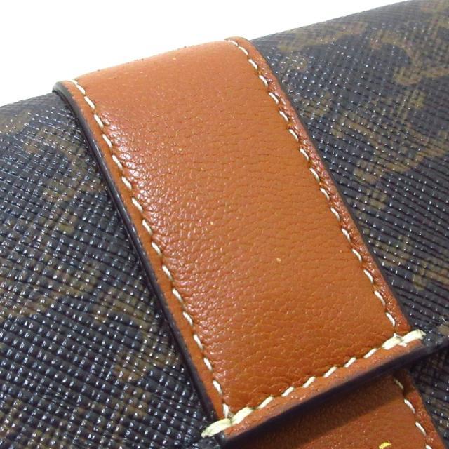 celine(セリーヌ)のセリーヌ 3つ折り財布 黒×ブラウン レディースのファッション小物(財布)の商品写真
