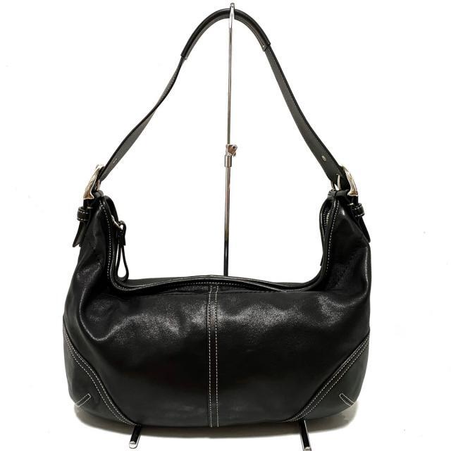 COACH - コーチ ショルダーバッグ - 9542 黒 レザーの通販 by COACH - コーチ ショルダーバッグ - 9542 黒 レザーの通販 by