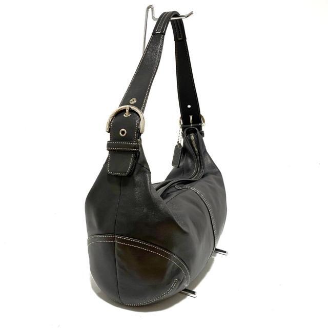COACH - コーチ ショルダーバッグ - 9542 黒 レザーの通販 by COACH - コーチ ショルダーバッグ - 9542 黒 レザーの通販 by