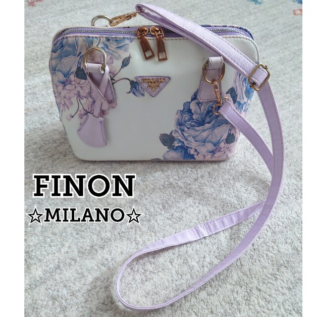 FINON ♢MILANO♢　花柄ショルダーバッグ　送料込み レディースのバッグ(ショルダーバッグ)の商品写真