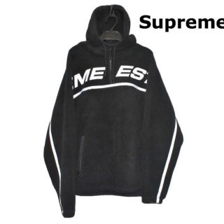 シュプリーム(Supreme)のsupreme  POLARTEC HALF ZIP HOODED (パーカー)