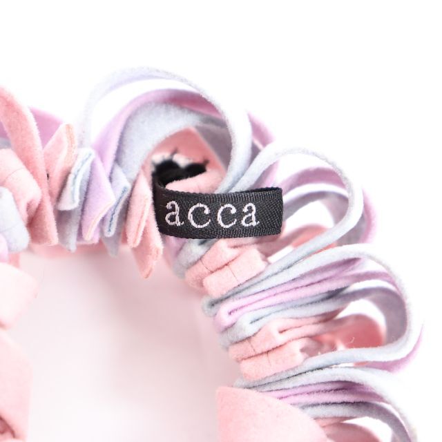 acca(アッカ)のacca アッカ　シュシュ　レディース　２点セット　USED レディースのヘアアクセサリー(ヘアゴム/シュシュ)の商品写真