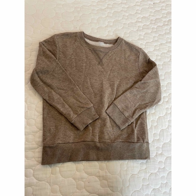 MUJI (無印良品)(ムジルシリョウヒン)の無印　スウェット　120 キッズ/ベビー/マタニティのキッズ服男の子用(90cm~)(Tシャツ/カットソー)の商品写真