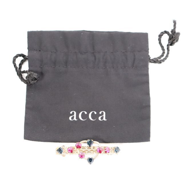 acca(アッカ)のacca アッカ　ミニバレッタ　レディース　２点セット　USED レディースのヘアアクセサリー(バレッタ/ヘアクリップ)の商品写真