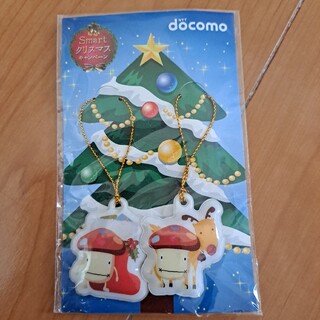エヌティティドコモ(NTTdocomo)のDOCOMOドコモダケクリスマスツリー装飾品(ノベルティグッズ)