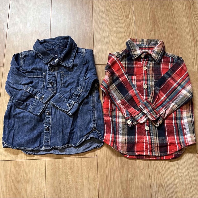 babyGAP(ベビーギャップ)のBaby GAP トップス シャツ アウター 80  4点まとめ売り キッズ/ベビー/マタニティのベビー服(~85cm)(シャツ/カットソー)の商品写真