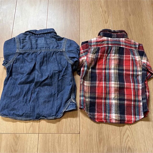 babyGAP(ベビーギャップ)のBaby GAP トップス シャツ アウター 80  4点まとめ売り キッズ/ベビー/マタニティのベビー服(~85cm)(シャツ/カットソー)の商品写真