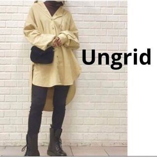 アングリッド(Ungrid)の美品☆Ungrid アングリッド☆ビッグシルエットシャツ(シャツ/ブラウス(長袖/七分))