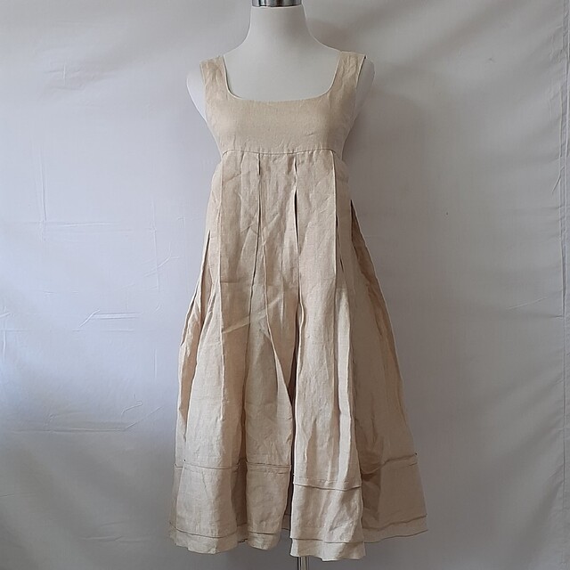 フォクシーリネンワンピース、サイズ38。FOXEY 【訳あり】 67.0%OFF