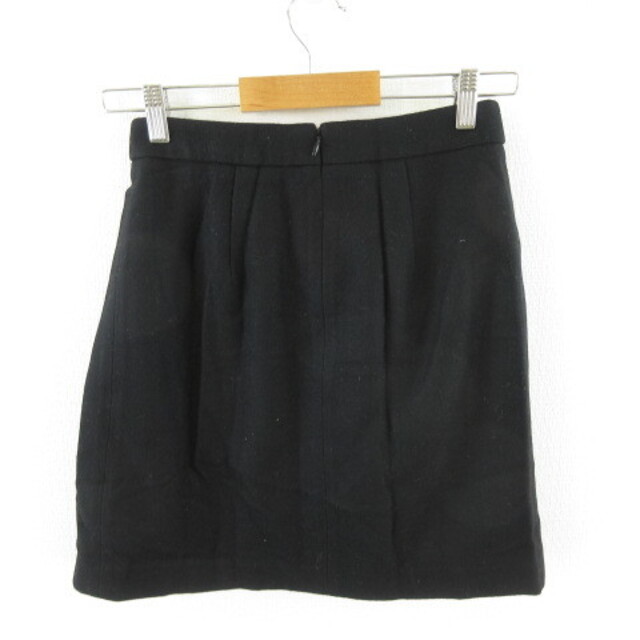NATURAL BEAUTY BASIC(ナチュラルビューティーベーシック)のナチュラルビューティーベーシック ミニスカート 台形 黒 S レディースのスカート(ミニスカート)の商品写真