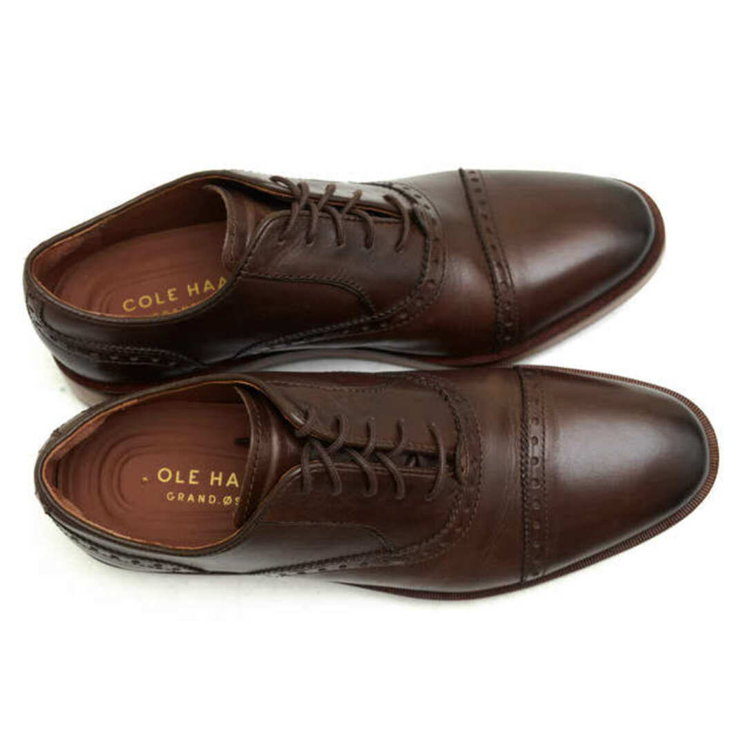 Cole Haan(コールハーン)のコールハーン／COLE HAAN シューズ ビジネスシューズ 靴 ビジネス メンズ 男性 男性用レザー 革 本革 ダークブラウン 茶 ブラウン  C23757 HAMILTON GRAND CAP OX ハミルトン グランド オックスフォードシューズ キャップトゥ メンズの靴/シューズ(ドレス/ビジネス)の商品写真